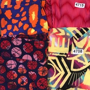 4 pair of tc lularoe leggings